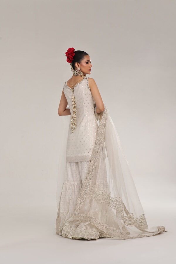 Swan – Off-white Gharara - Image 7