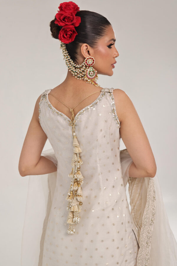 Swan – Off-white Gharara - Image 6