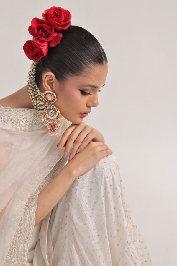 Swan – Off-white Gharara - Image 4