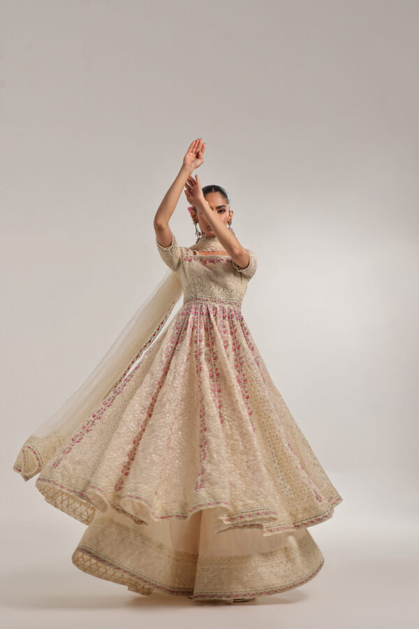 DOVE – Embroidered & embellished Kalidar - Image 7