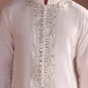 Mheer – Off White Shawl Shalwar Kameez - Image 5